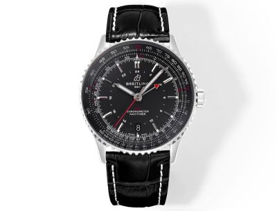 TW Factory Breitling Navitimer 41mm 2836 Movement Italian Cowhide Strap Black Dial Men Watch
